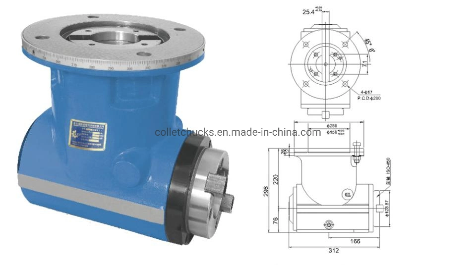 Right Angle Milling Head Kf-A90 90 Degree Deep Boring Head Horizontal Right Angle Head Milling Head