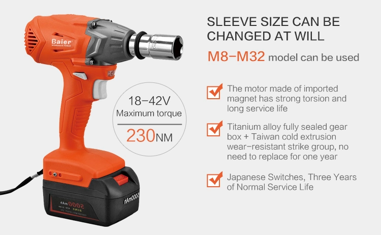 42volt Lithium-Ion Brushless Cordless 1/2 in. Impact Spanner 8200X